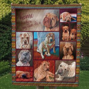 Shar-Pei 10 Tlq0045 Quilt  Quilt